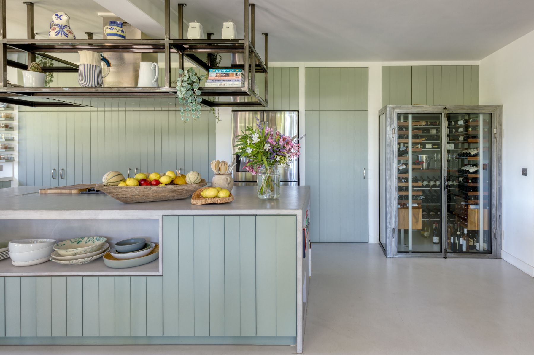 Kitchen at La Roulotte in Provence
