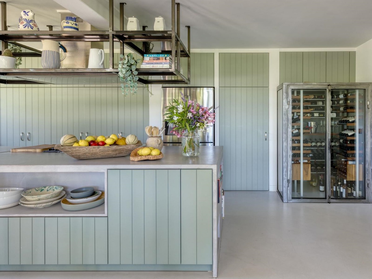 Kitchen at La Roulotte in Provence