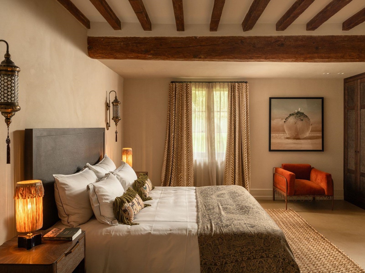 Bedroom One at La Bastide du Paradou in Provence