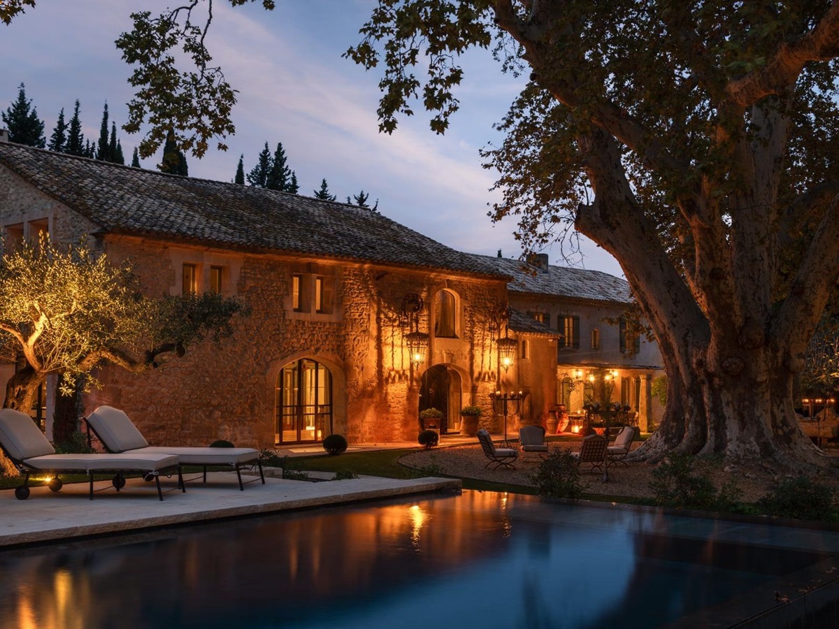 Evening's at La Bastide du Paradou in Provence