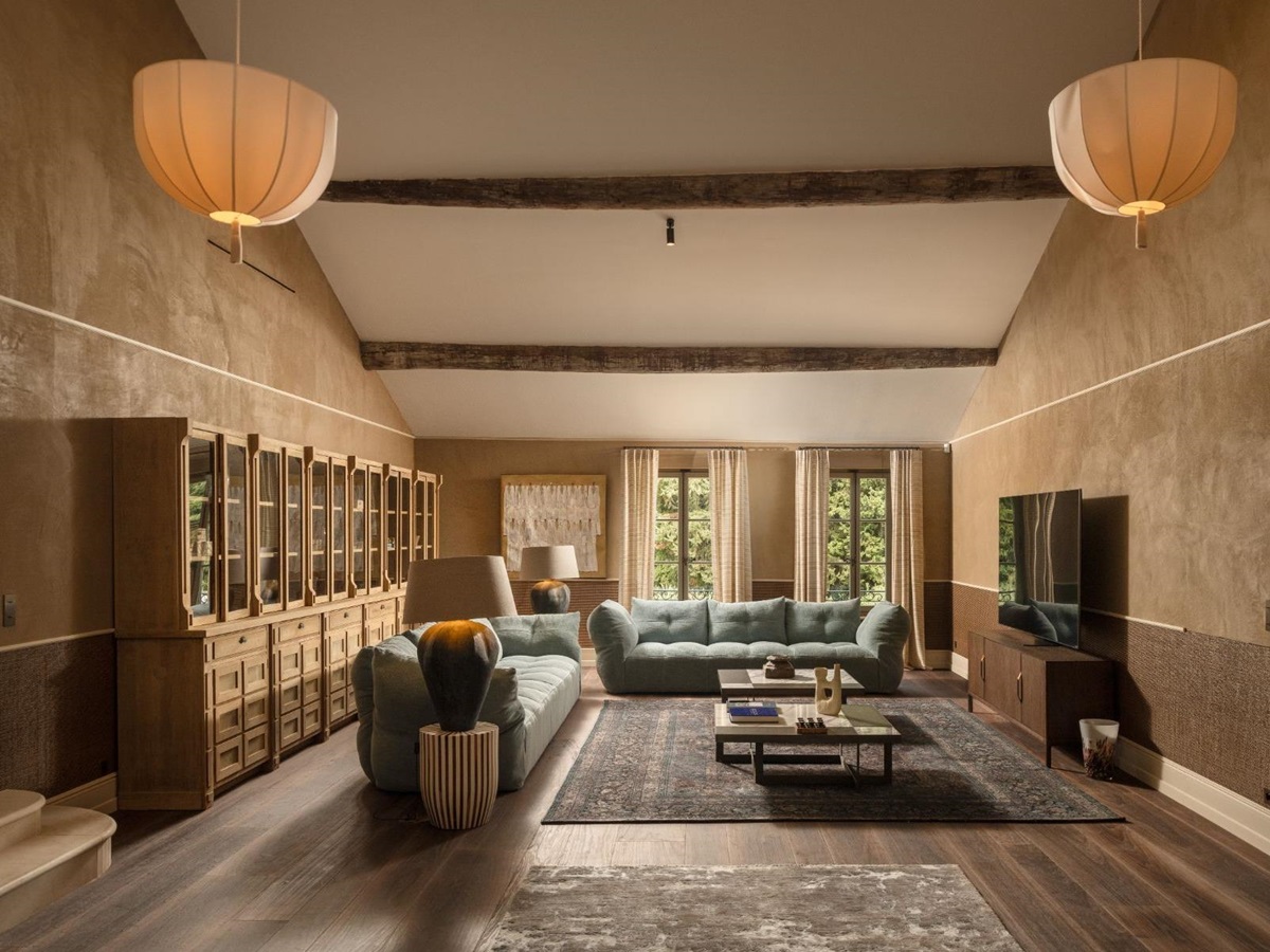 Sitting Room at La Bastide du Paradou in Provence