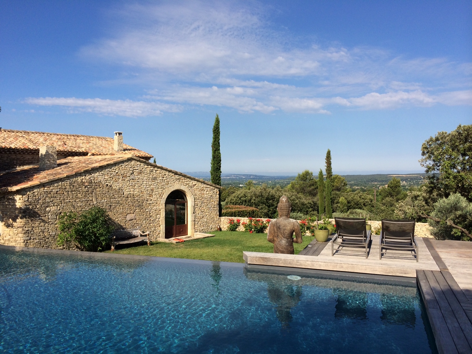 swimming pool of Le Clos, Provence