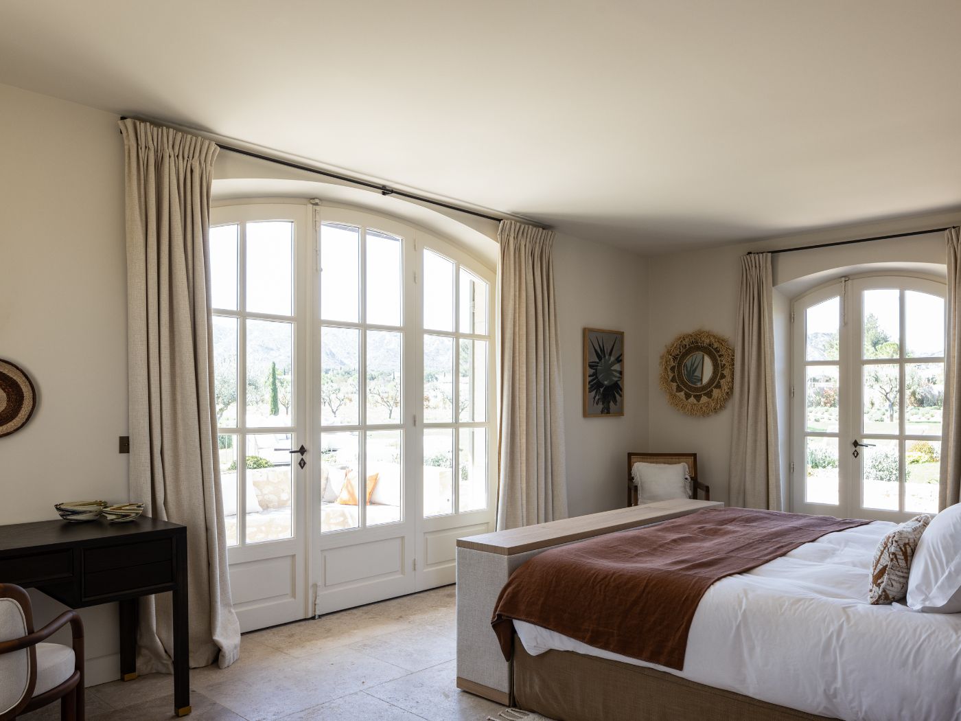 Bedroom at Le Grand Mas D'Eygalieres.