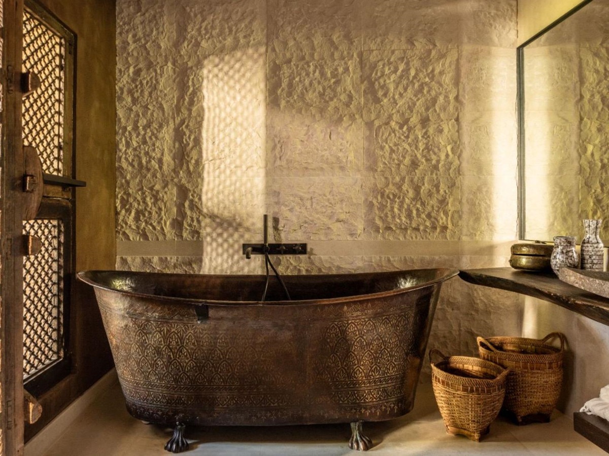 Bathroom at Le Mas de Liliana in Provence