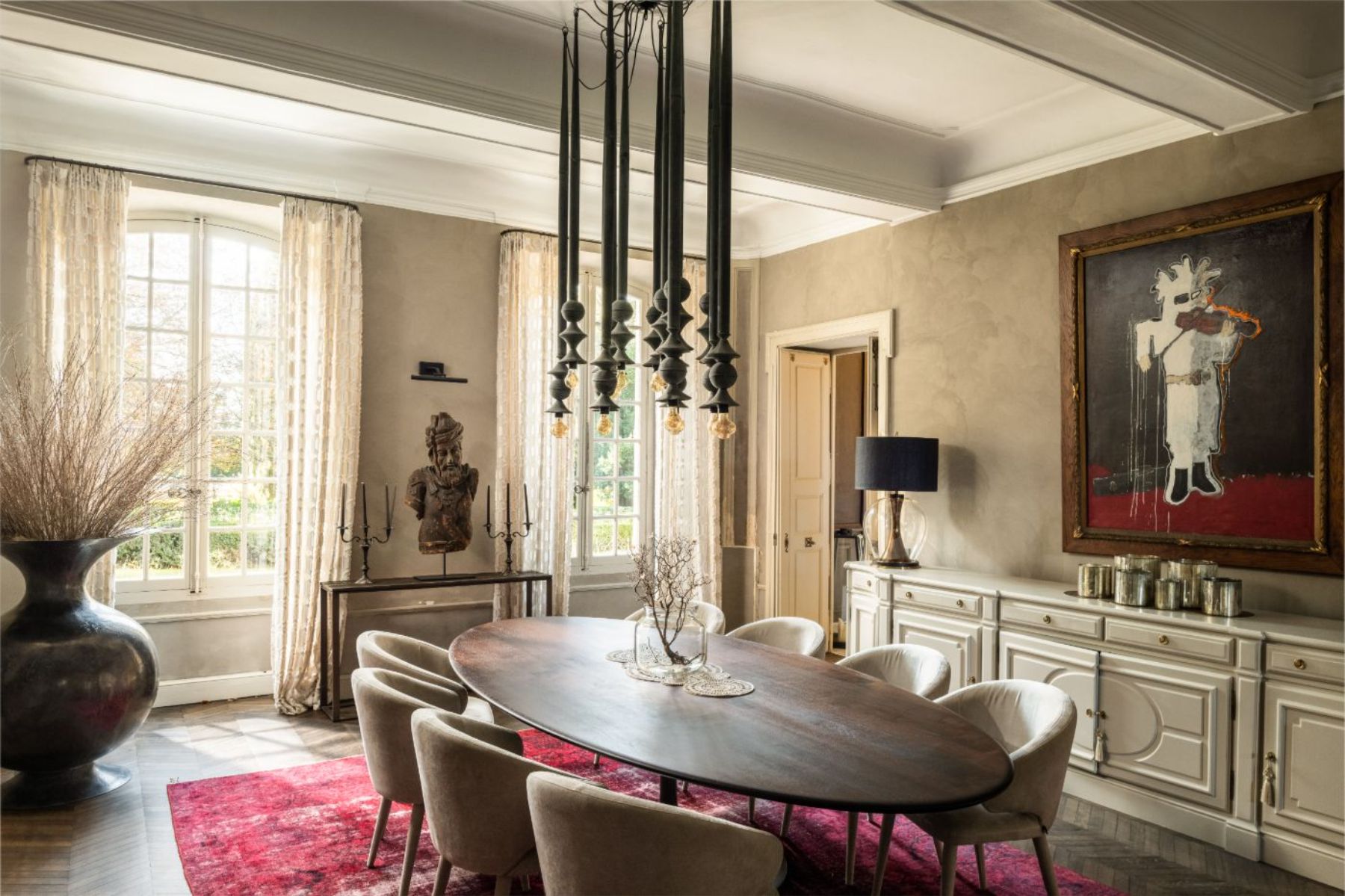 Dining Room at Le Mas de Liliana in Provence