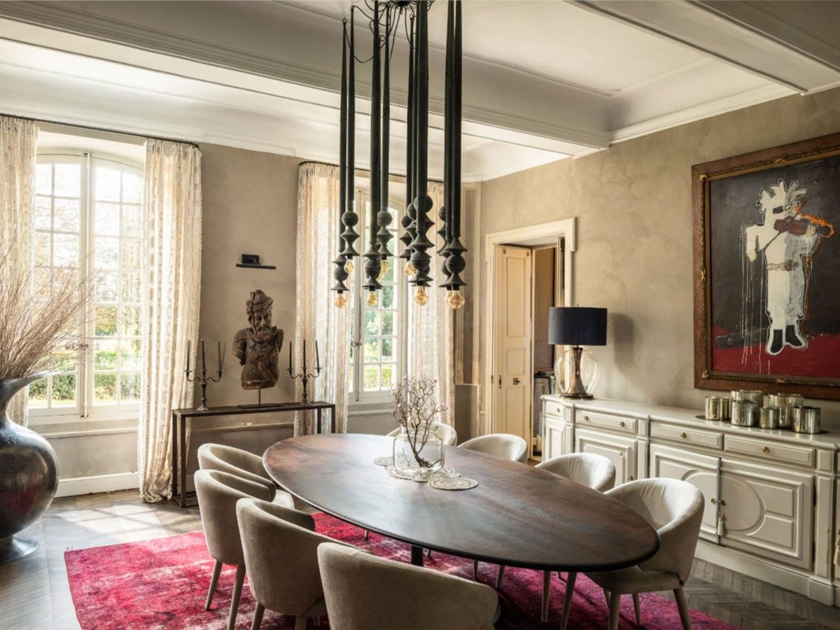 Dining Room at Le Mas de Liliana in Provence