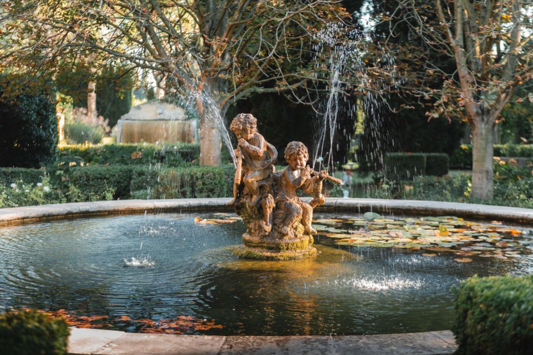 Fountain at Le Mas de Liliana in Provence