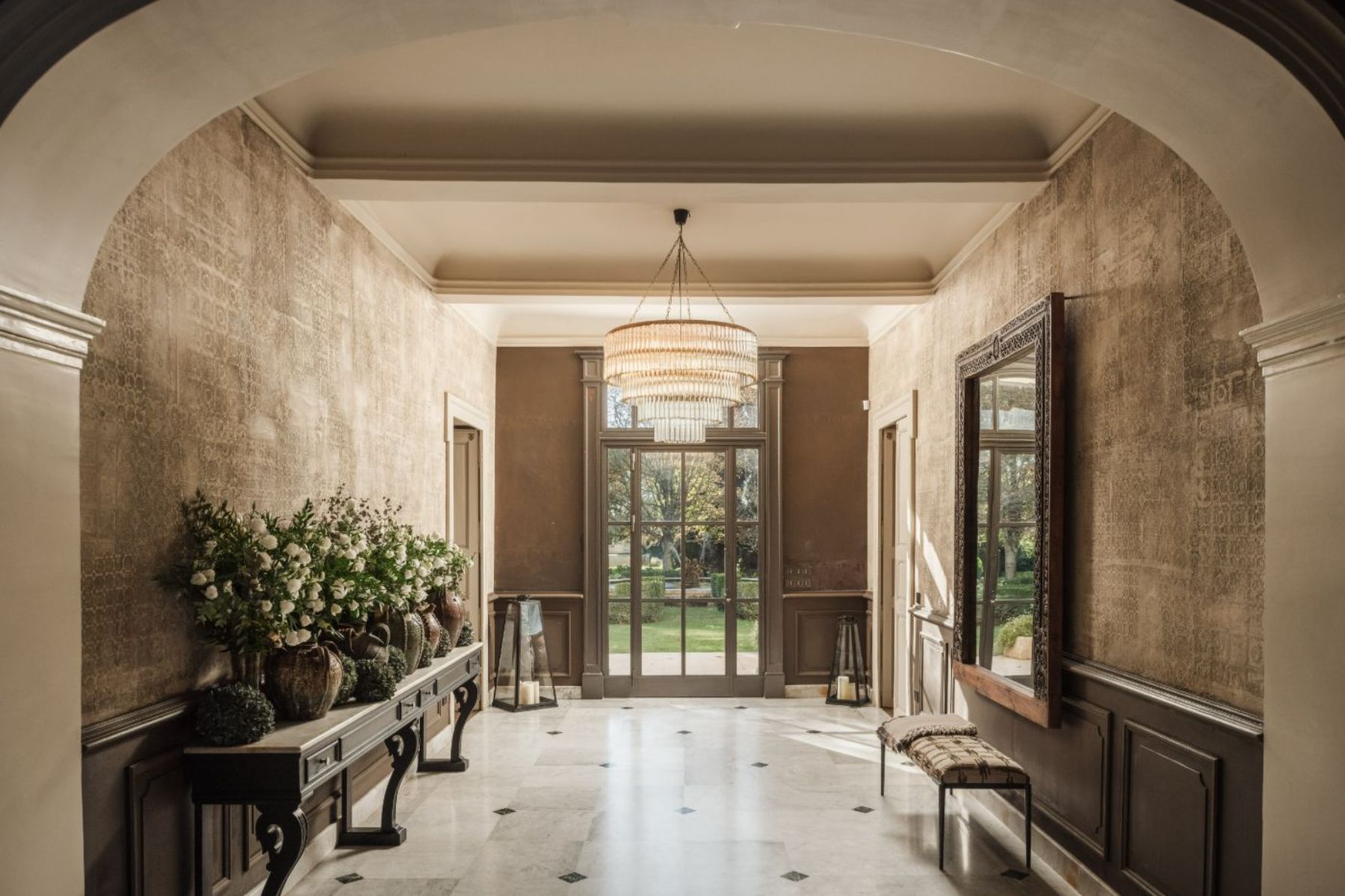 Foyer at Le Mas de Liliana in Provence