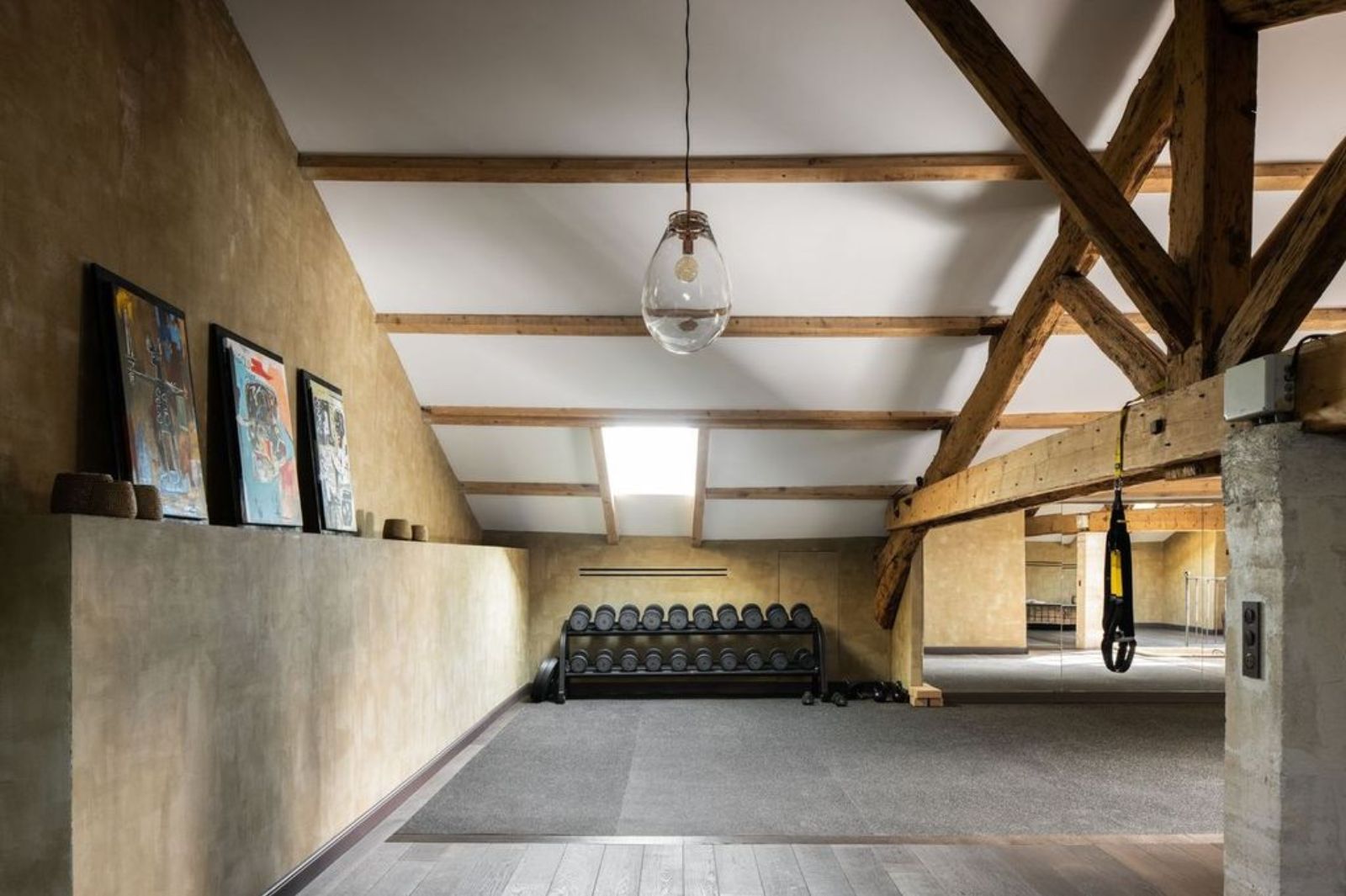 Gym at Le Mas de Liliana in Provence