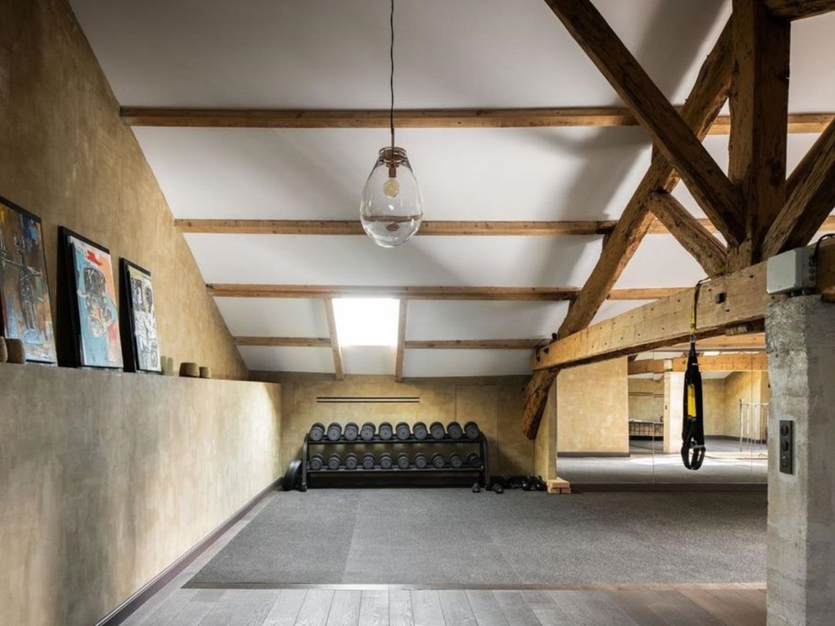 Gym at Le Mas de Liliana in Provence