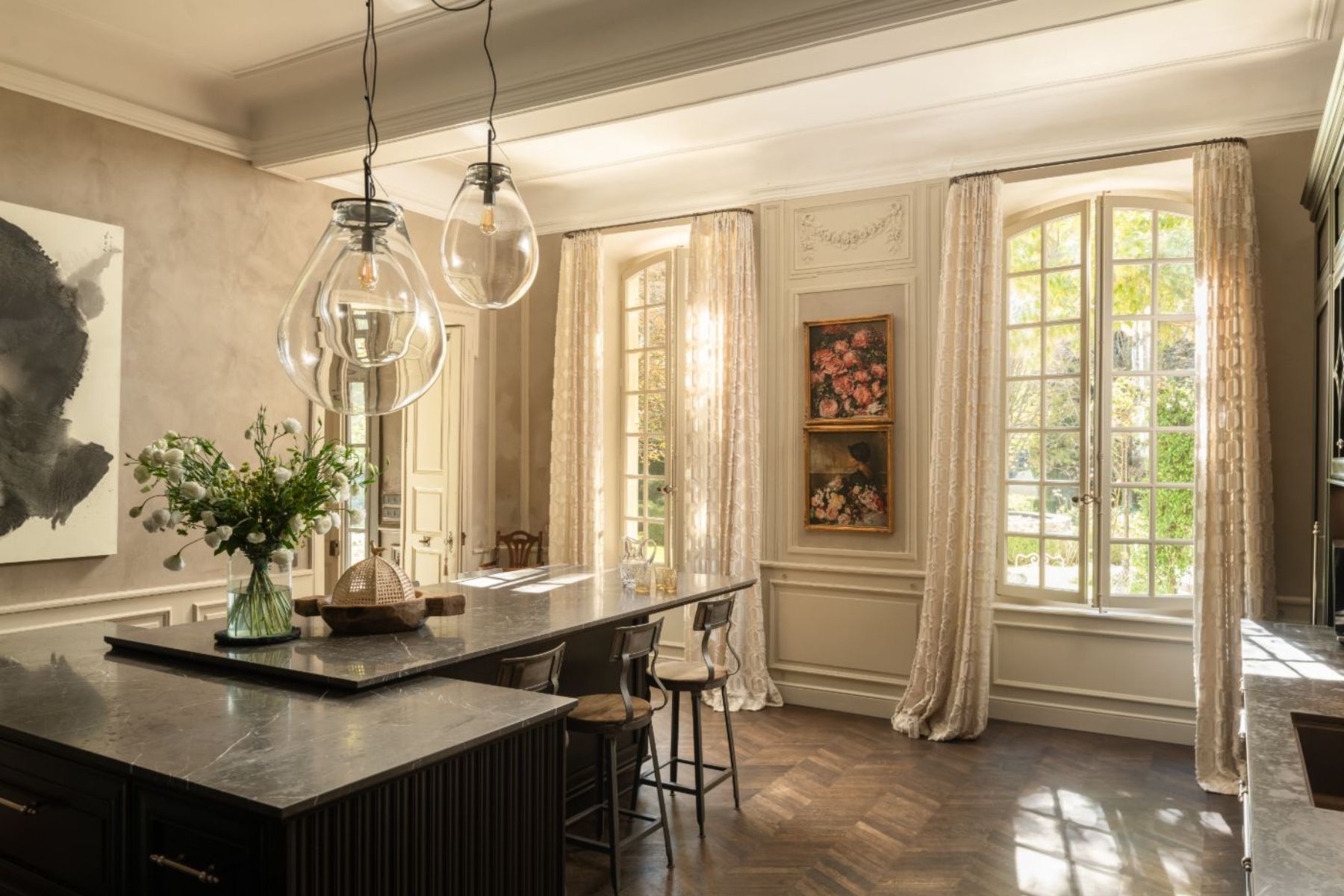 Kitchen at Le Mas de Liliana in Provence