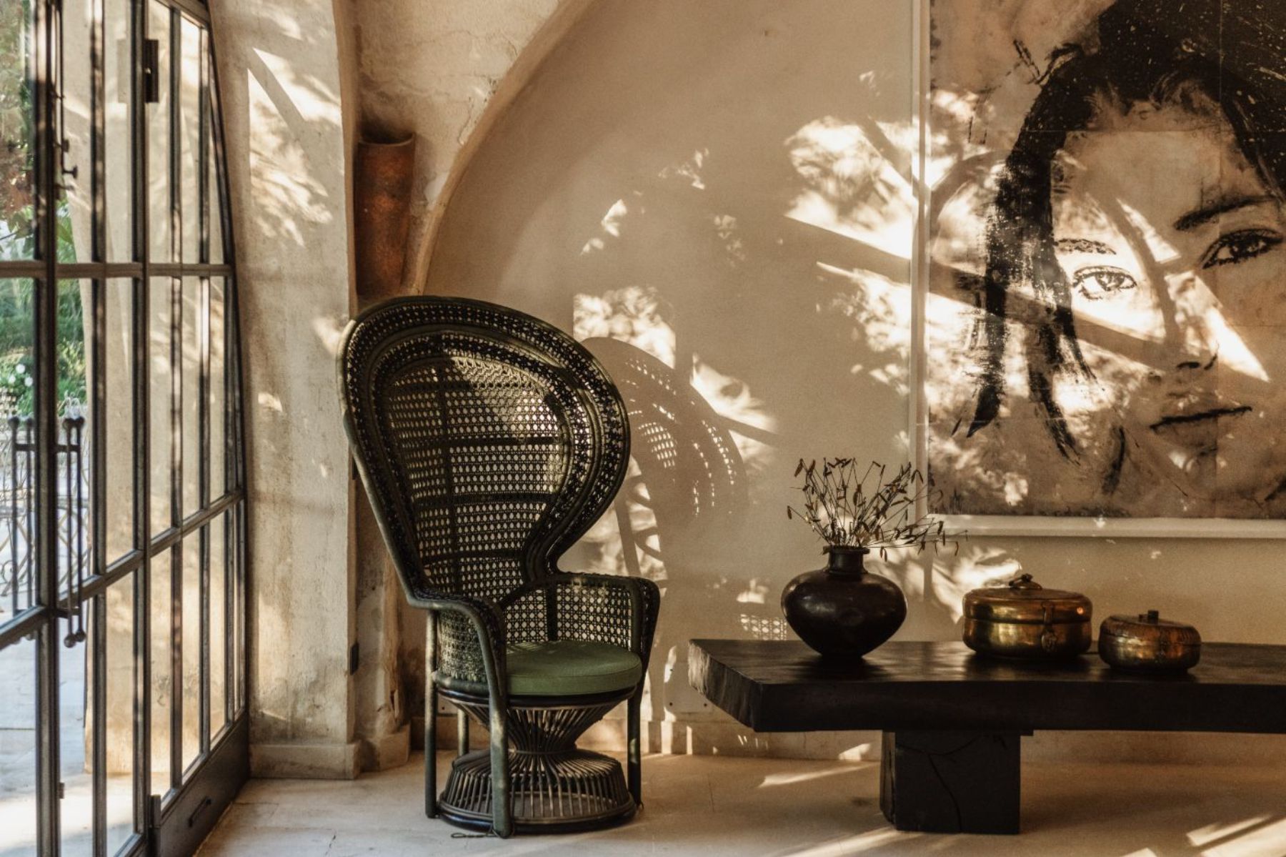 Living Room Detail at Le Mas de Liliana in Provence