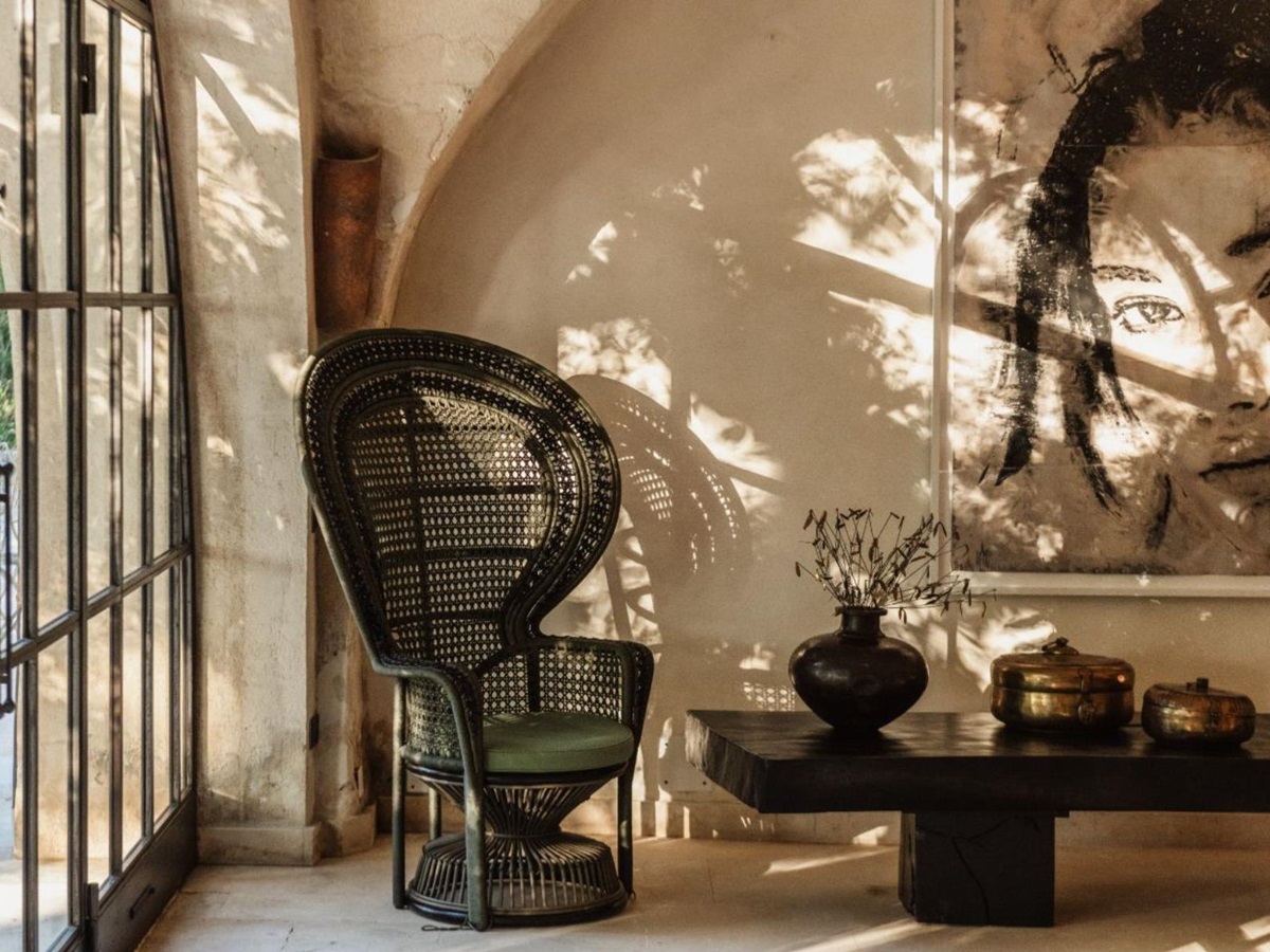 Living Room Detail at Le Mas de Liliana in Provence