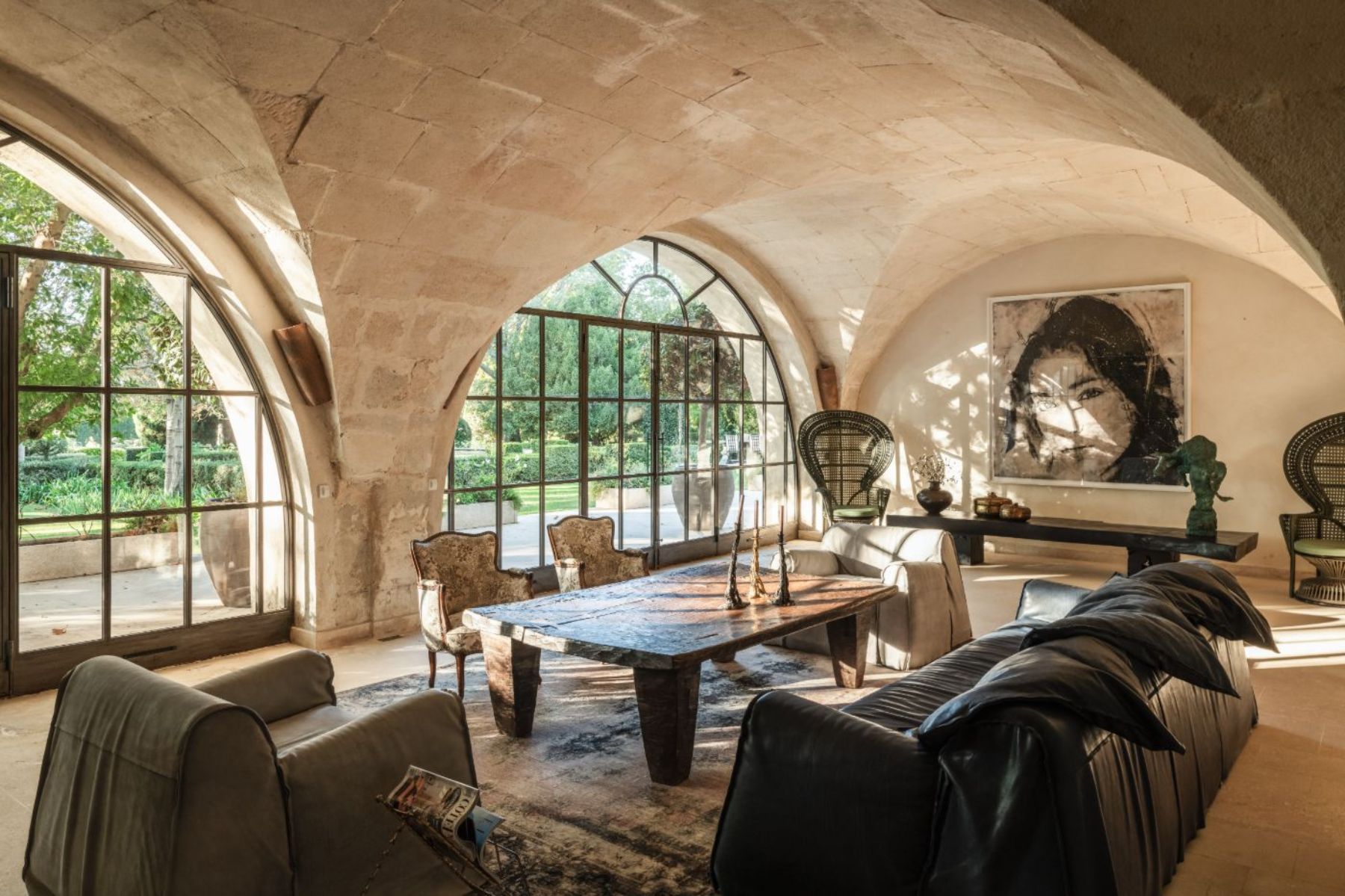 Living Room at Le Mas de Liliana in Provence