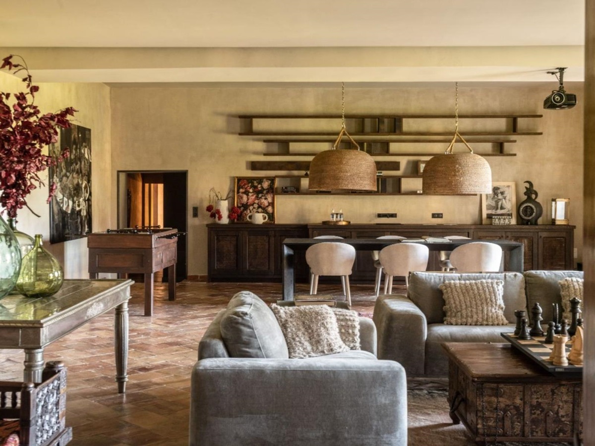 Lounge at Le Mas de Liliana in Provence