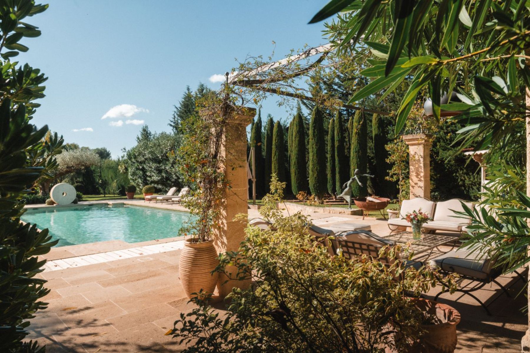 Pool at Le Mas de Liliana in Provence