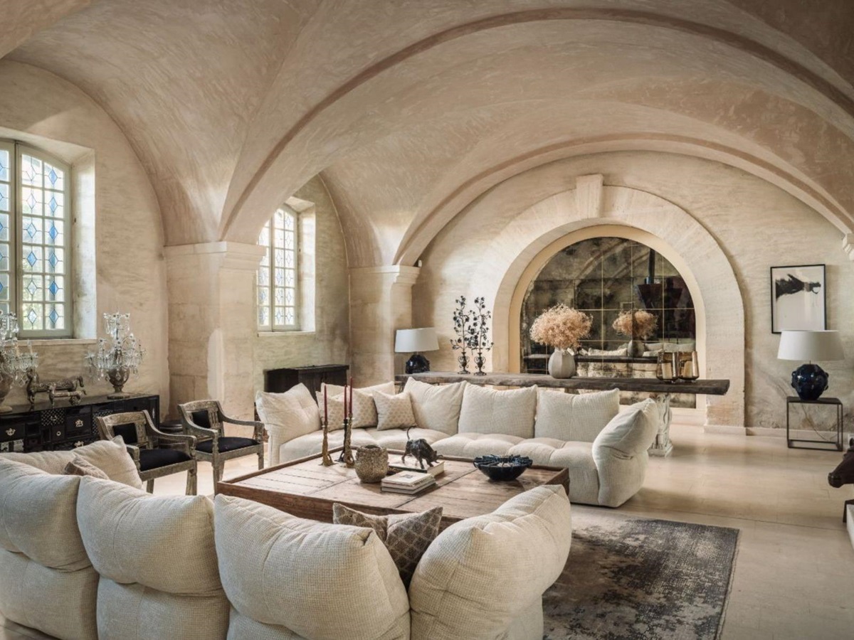 Siting Room at Le Mas de Liliana in Provence