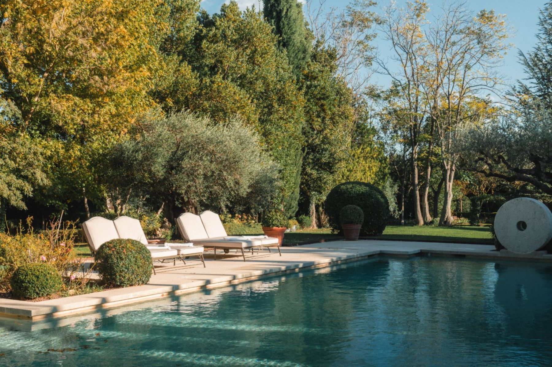Swimming Pool at Le Mas de Liliana in Provence