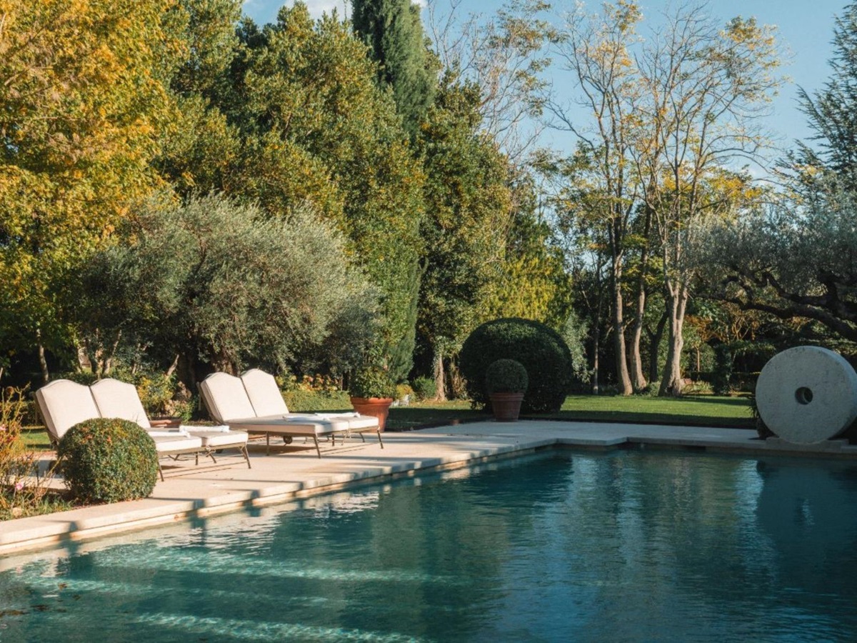 Swimming Pool at Le Mas de Liliana in Provence