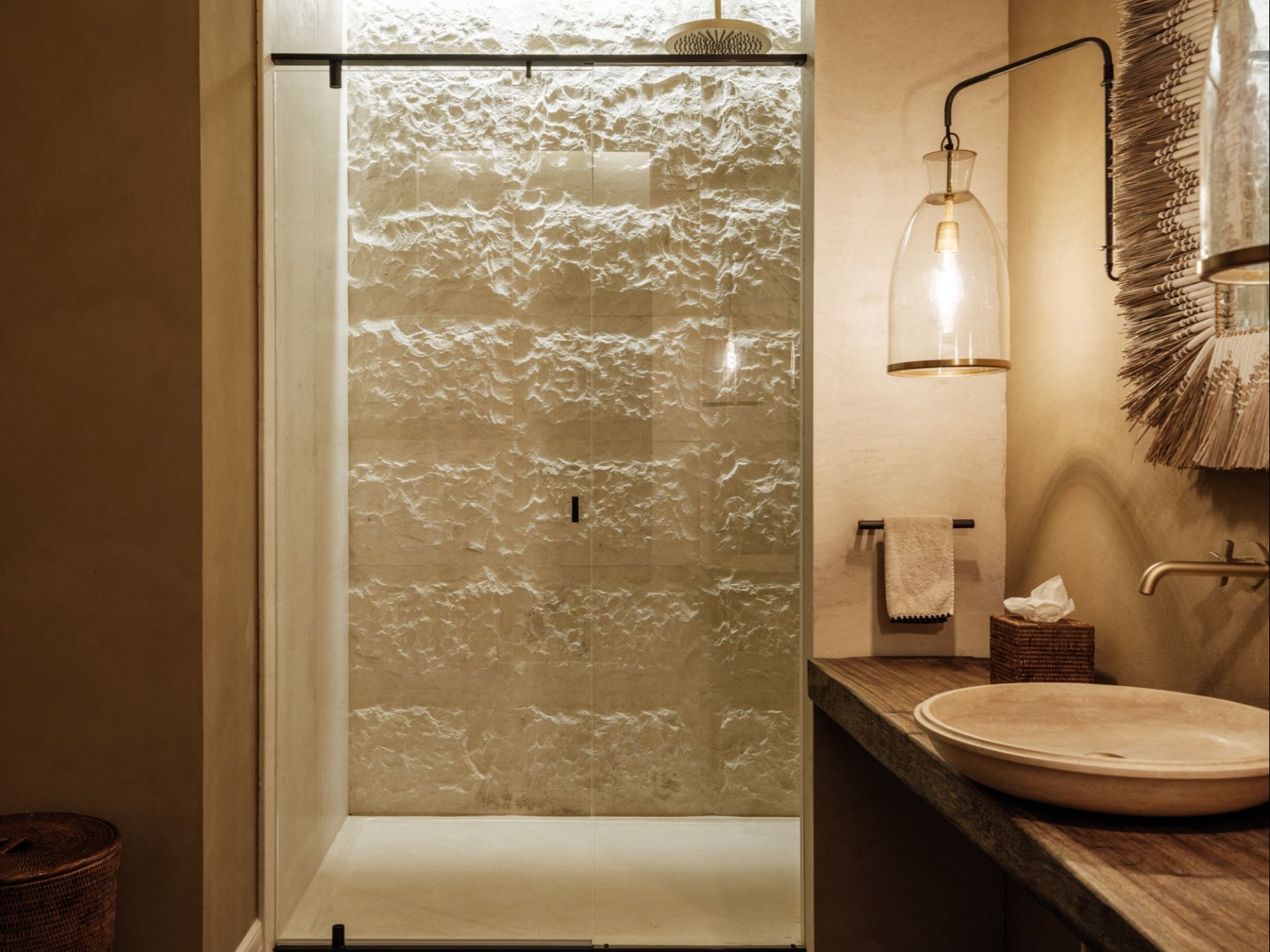 First Bathroom at Le Mas Santoline in Provence