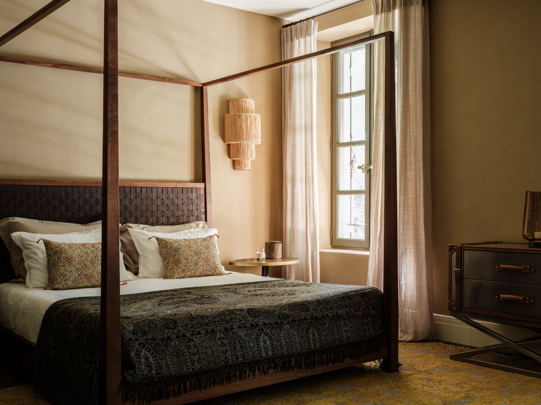 Bedroom One at Le Mas Santoline in Provence