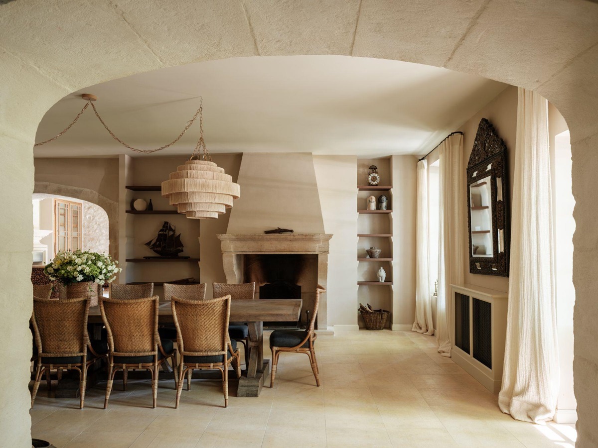 Dining Room at Le Mas Santoline in Provence