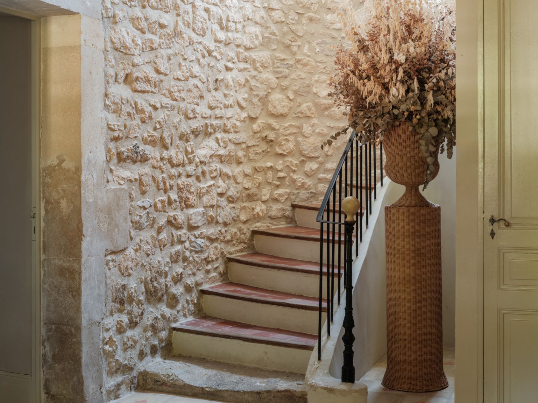 Staircase at Le Mas Santoline in Provence