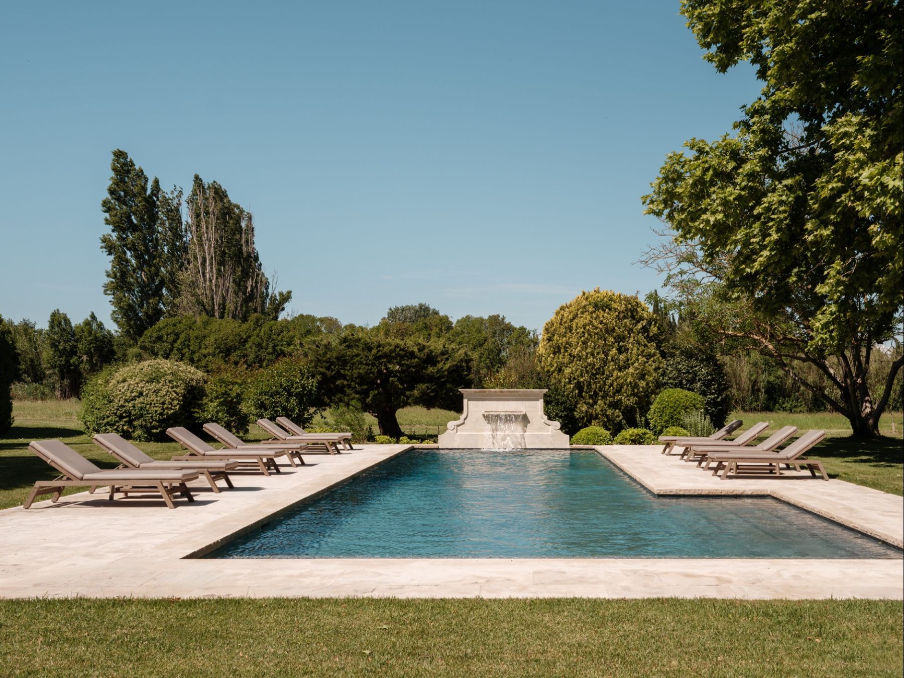Swimming Pool at Le Mas Santoline in Provence