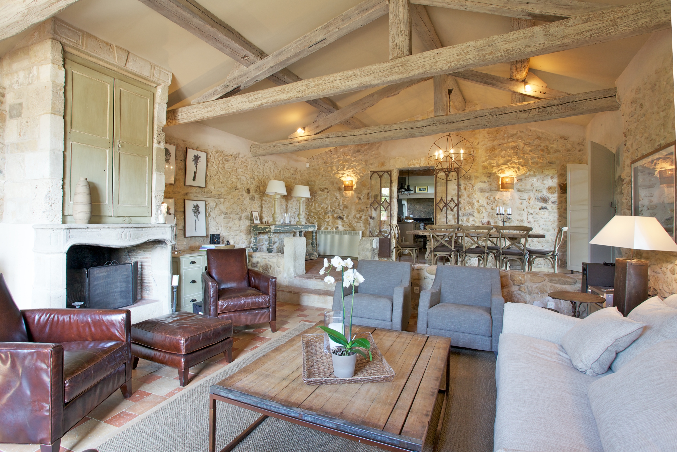 lounge in Le Pont Romain, Provence