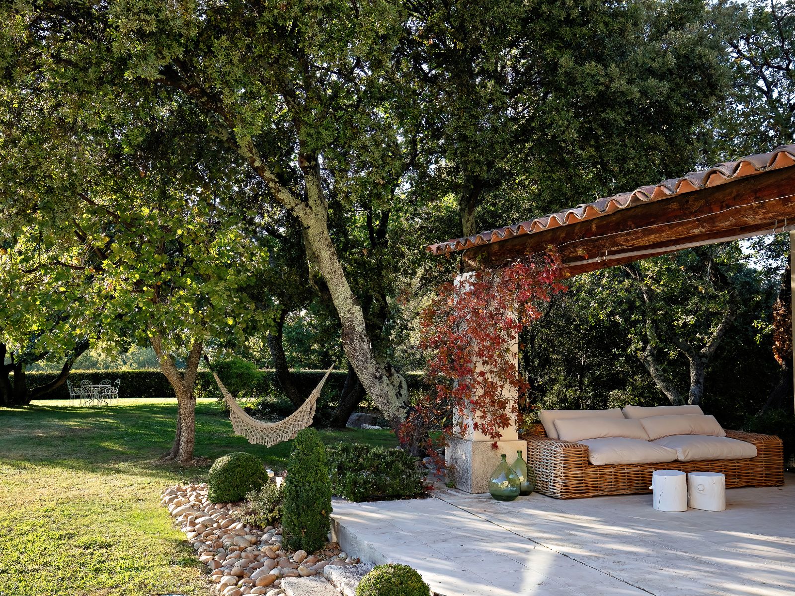 Outdoor Living at Maison des Arbres in Provence