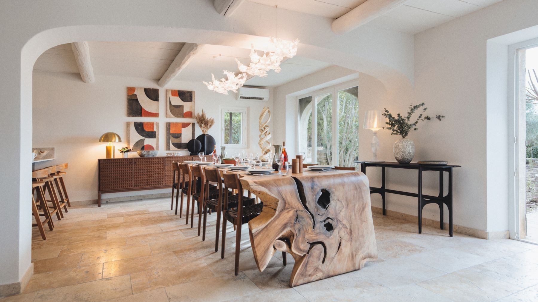 Dining Room at Mas Amara in Provence