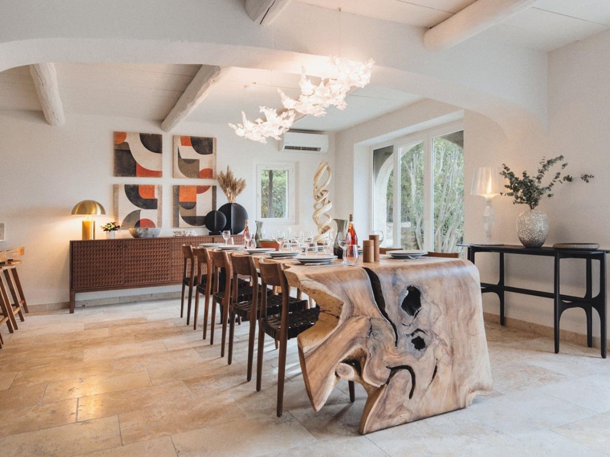 Dining Room at Mas Amara in Provence