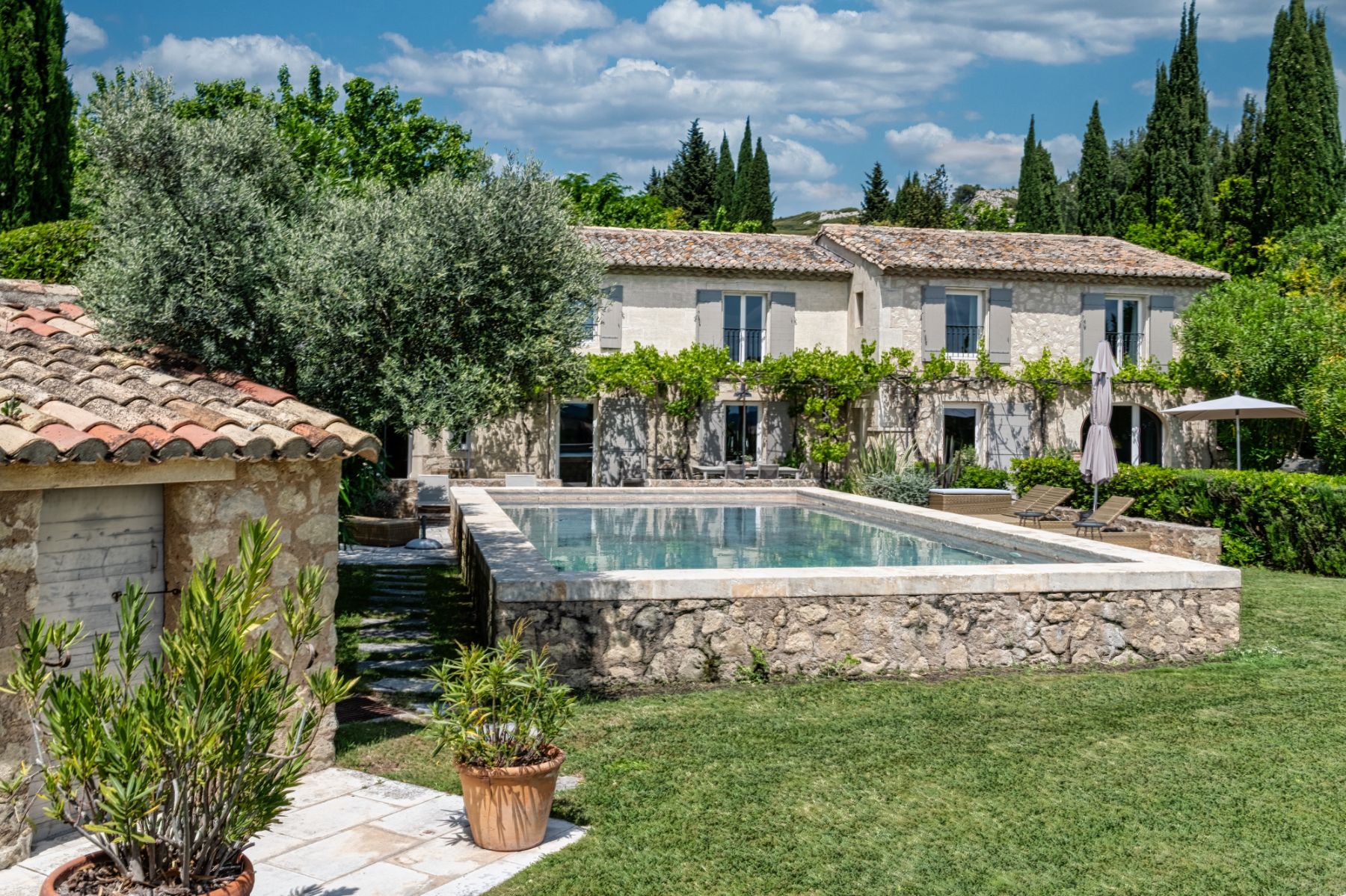 Exterior and Pool at Mas Amara in Provence
