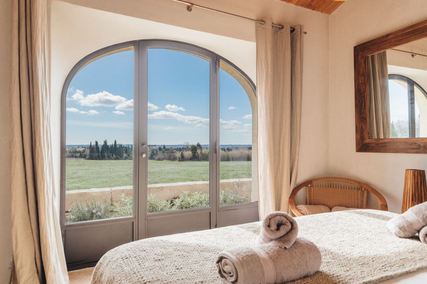 Ground Floor Bedroom at Mas Amara in Provence