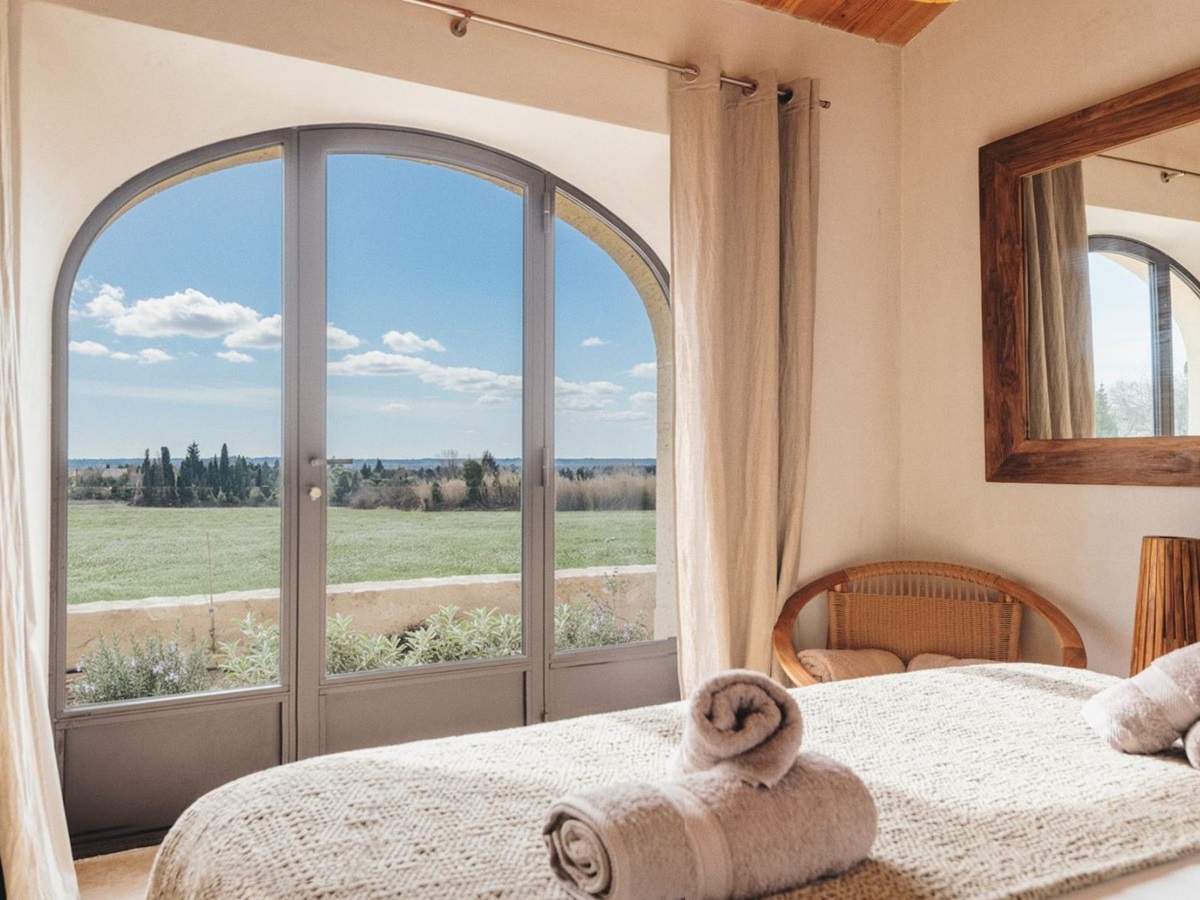 Ground Floor Bedroom at Mas Amara in Provence