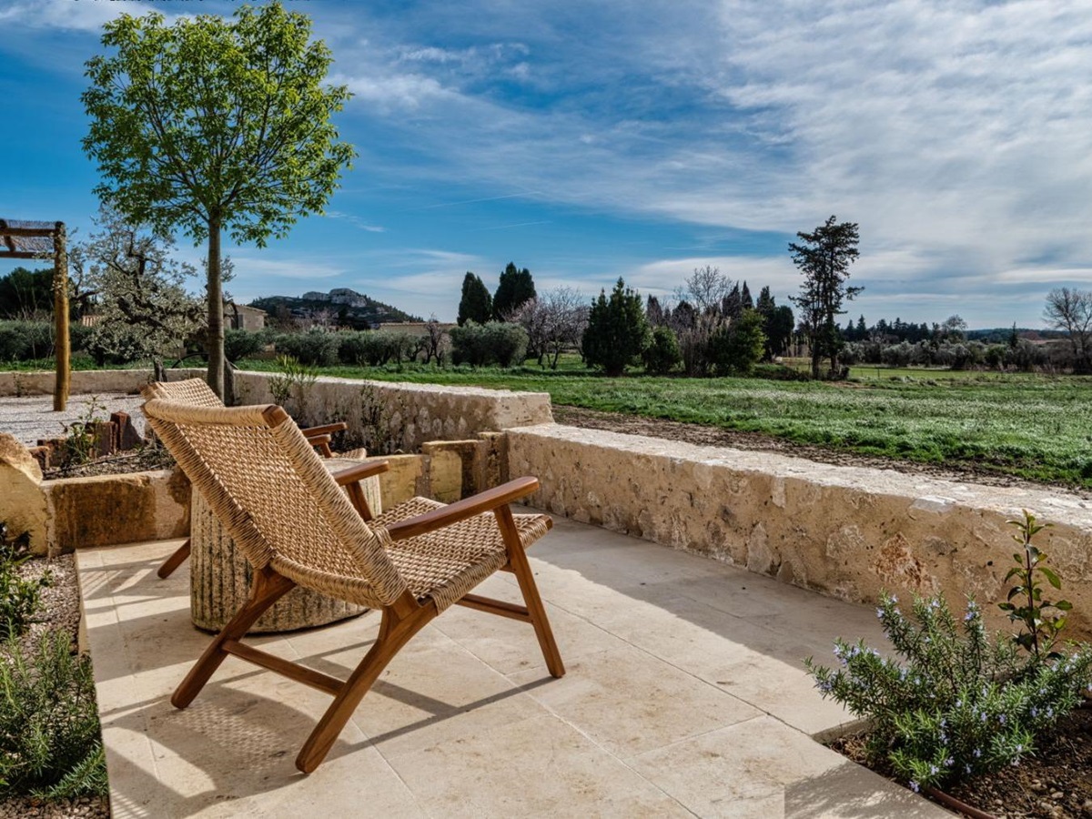 View from Mas Amara in Provence