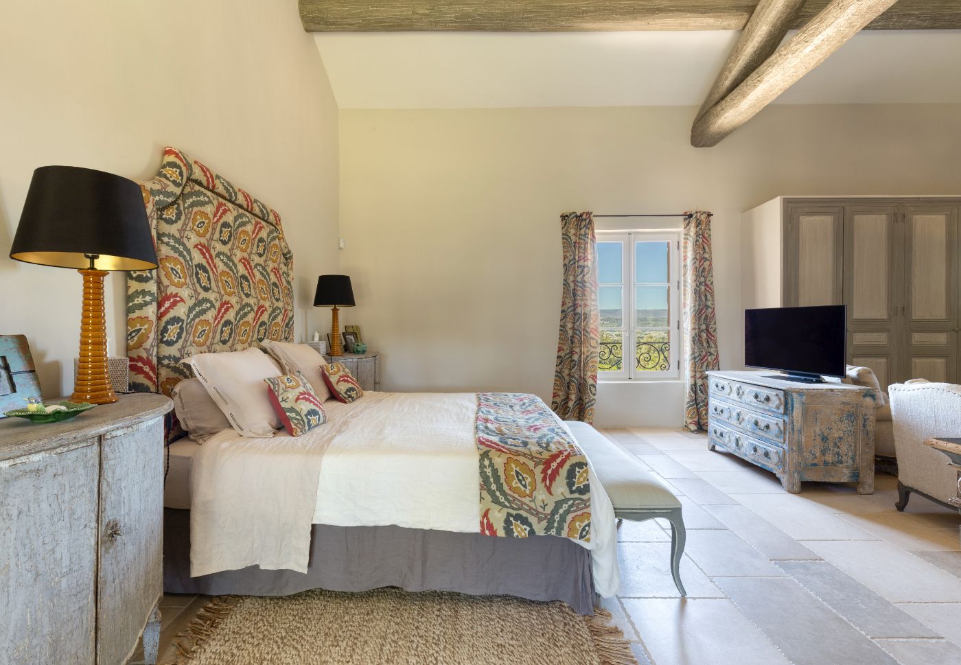 Bedroom One at Mas Bonnieux in Provence