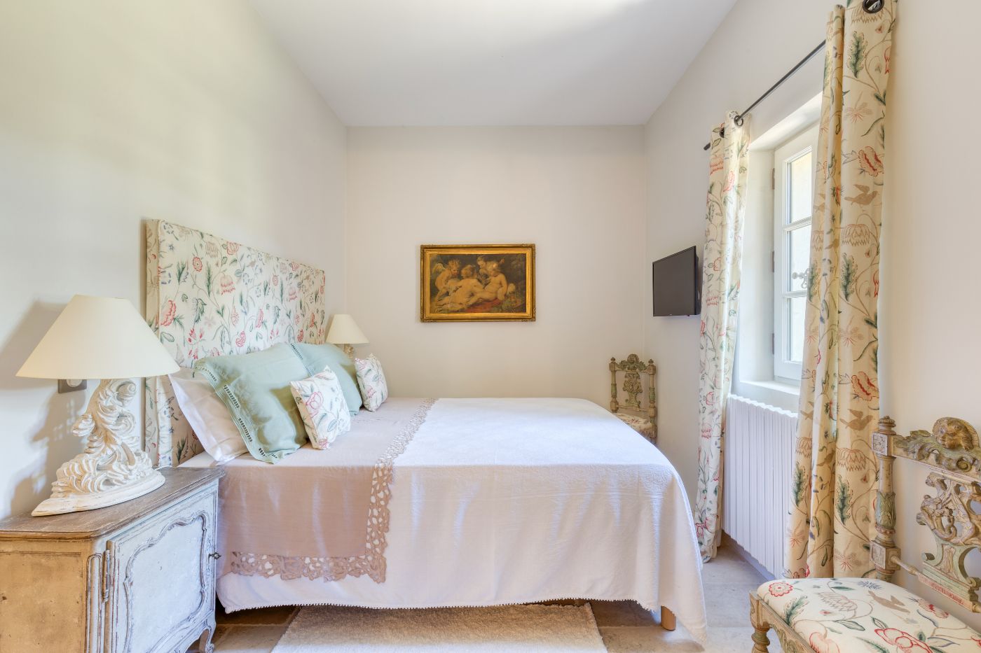 Bedroom Three at Mas Bonnieux in Provence