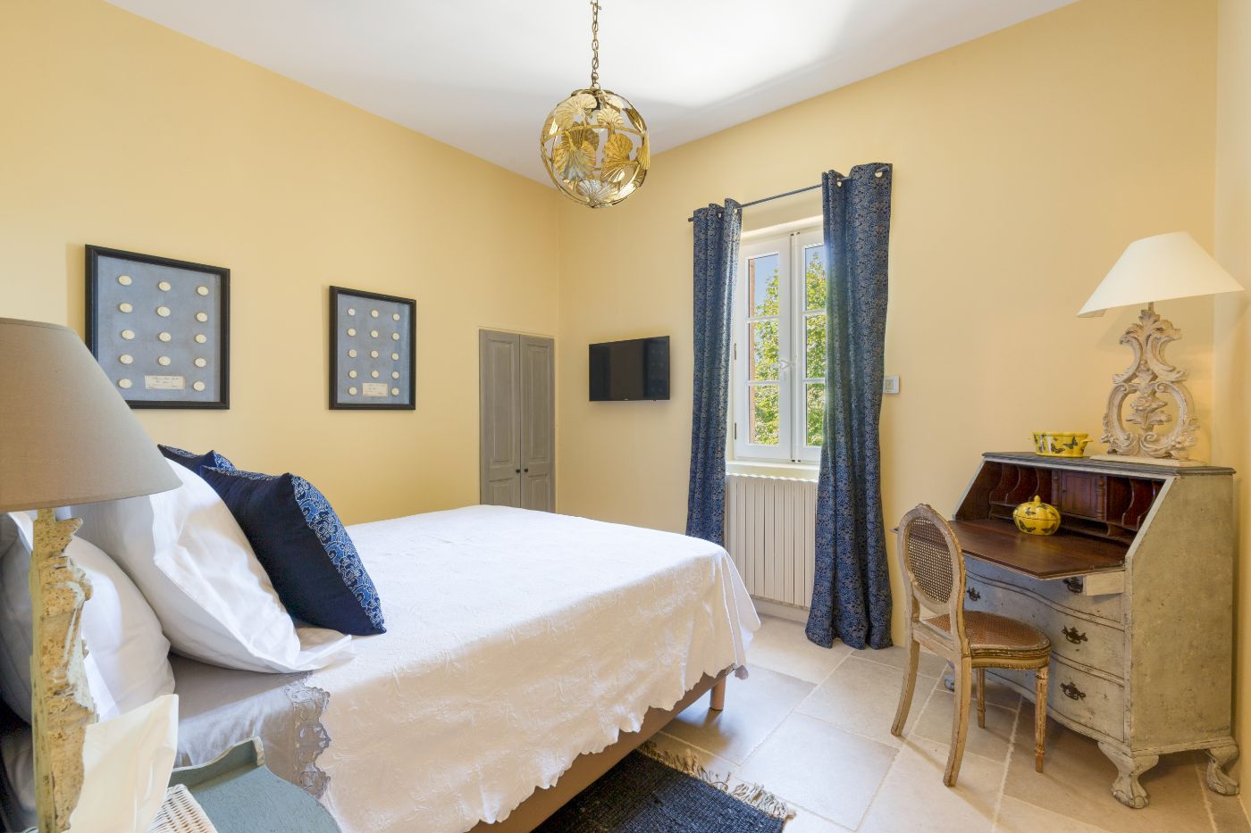 Bedroom Four at Mas Bonnieux in Provence