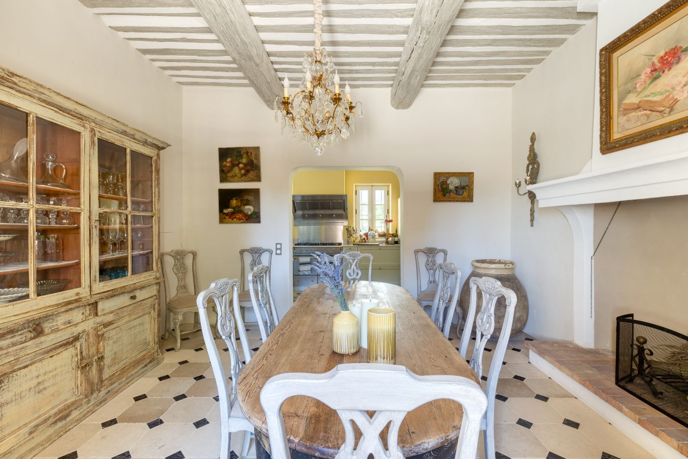 Dining Room at Mas Bonnieux in Provence