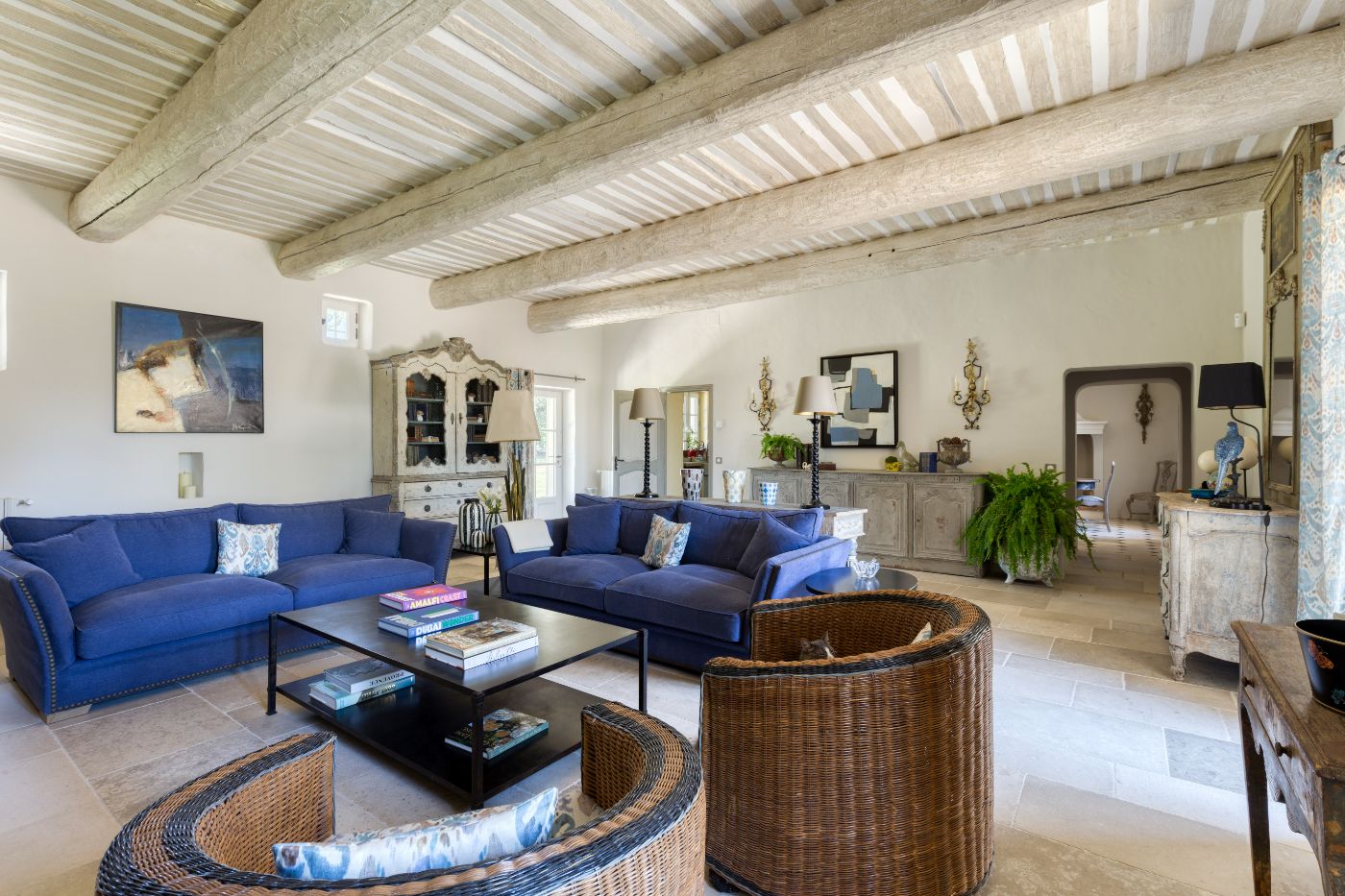Living Room Two at Mas Bonnieux in Provence