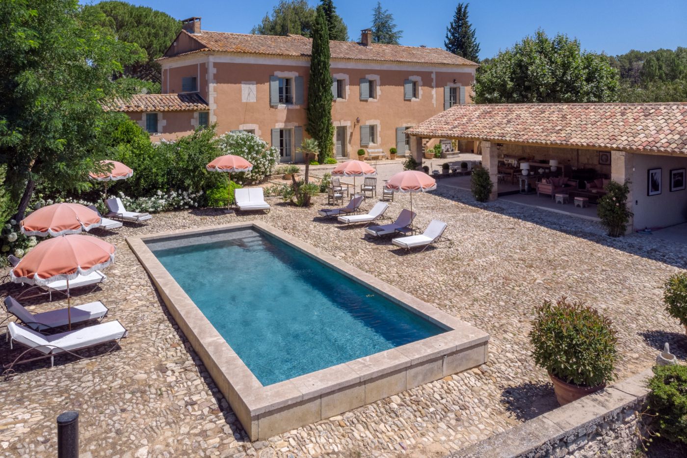 Pool at Mas Bonnieux in Provence