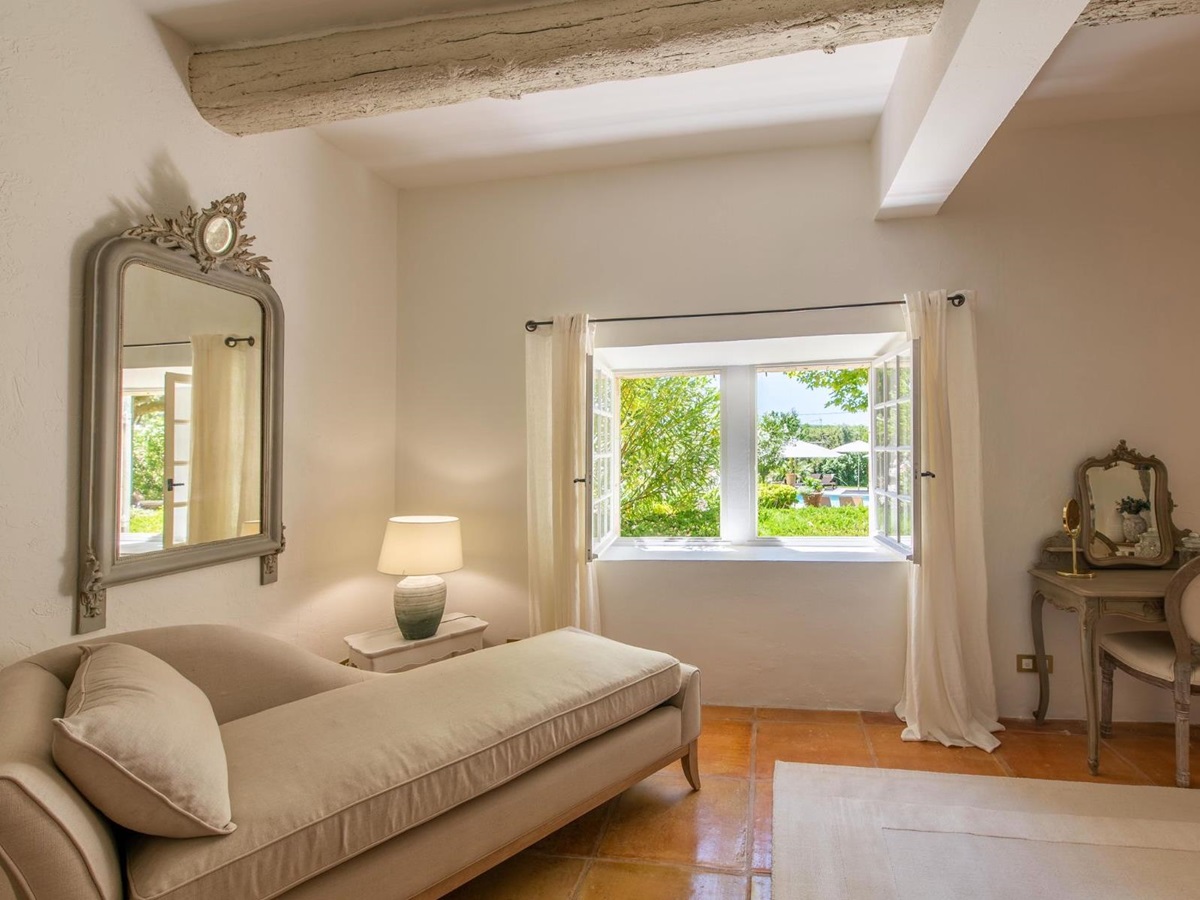 Details in Bedroom 1 at Mas de Cabrieres in Provence