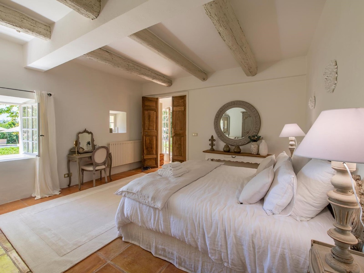 Bedroom 1 at Mas de Cabrieres in Provence