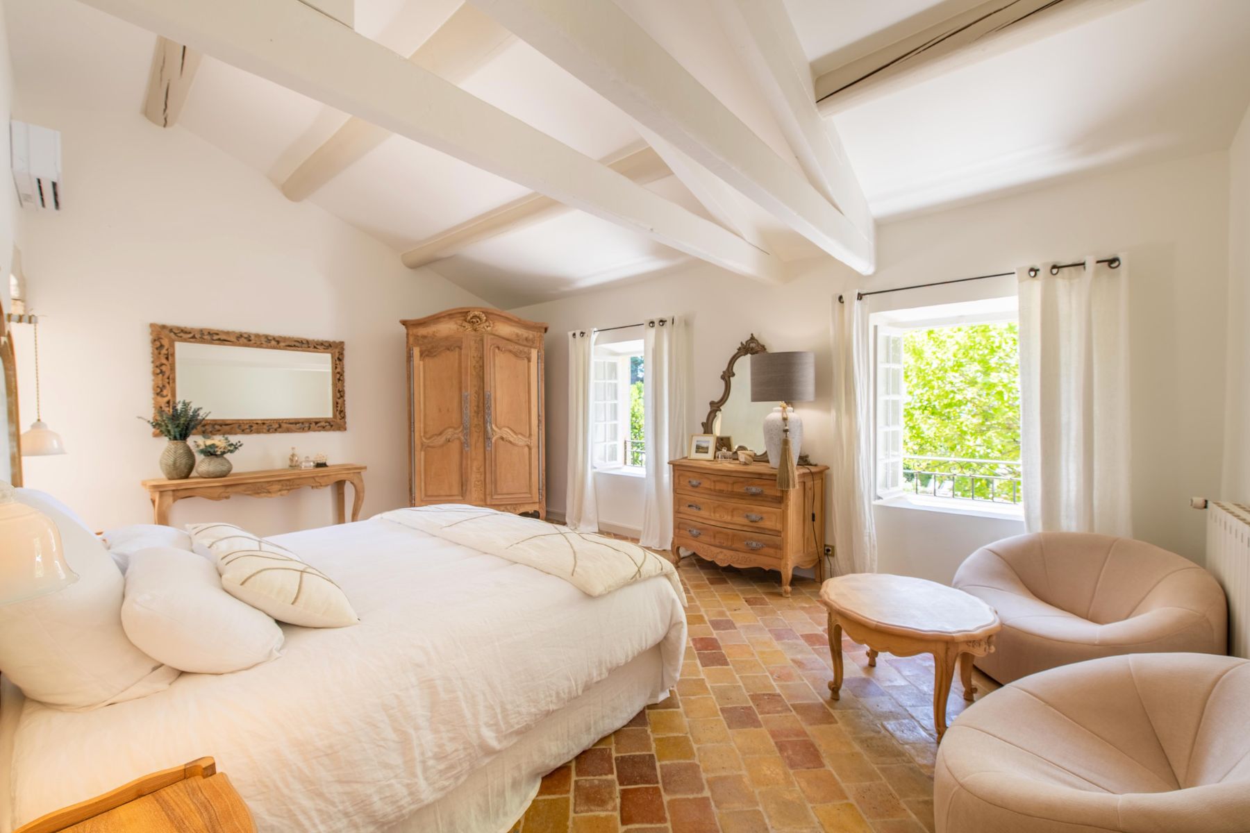 Bedroom 2 at Mas de Cabrieres in Provence