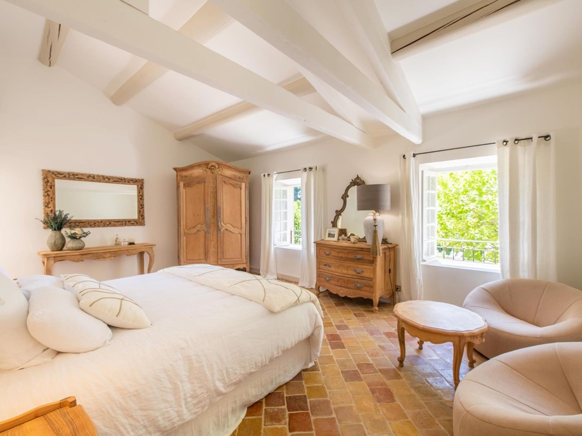 Bedroom 2 at Mas de Cabrieres in Provence