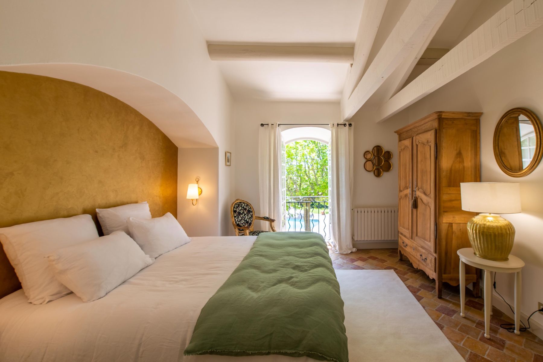 Bedroom 3 at Mas de Cabrieres in Provence