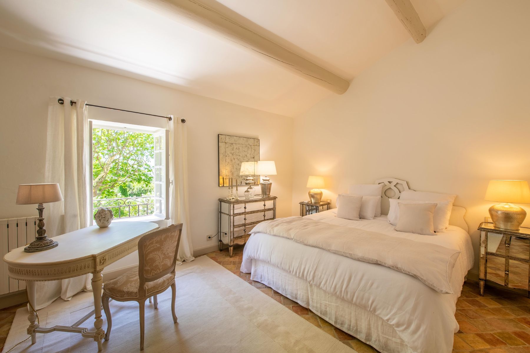 Bedroom 4 at Mas de Cabrieres in Provence