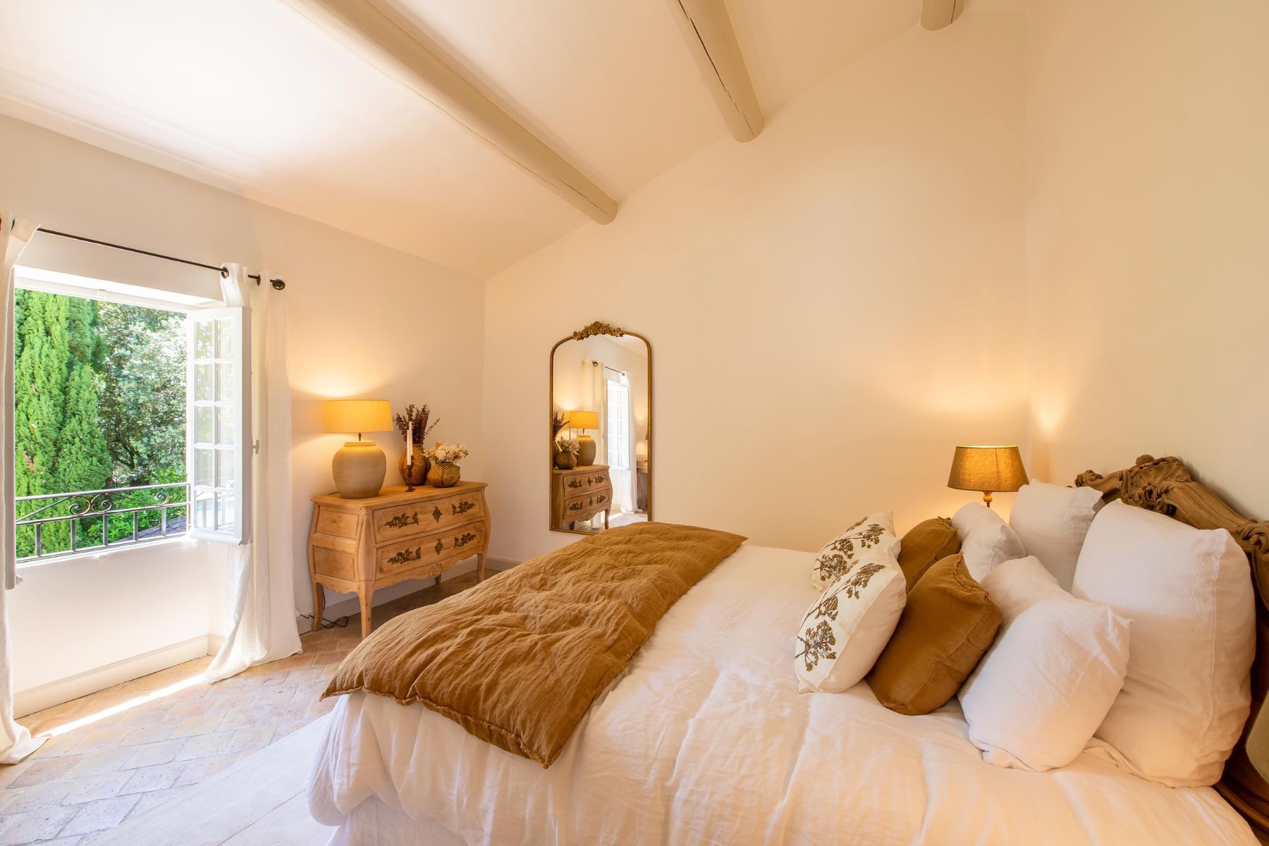 Bedroom 5 at Mas de Cabrieres in Provence