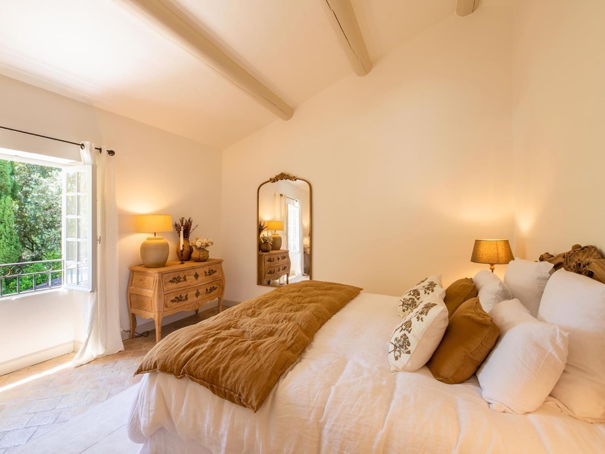 Bedroom 5 at Mas de Cabrieres in Provence